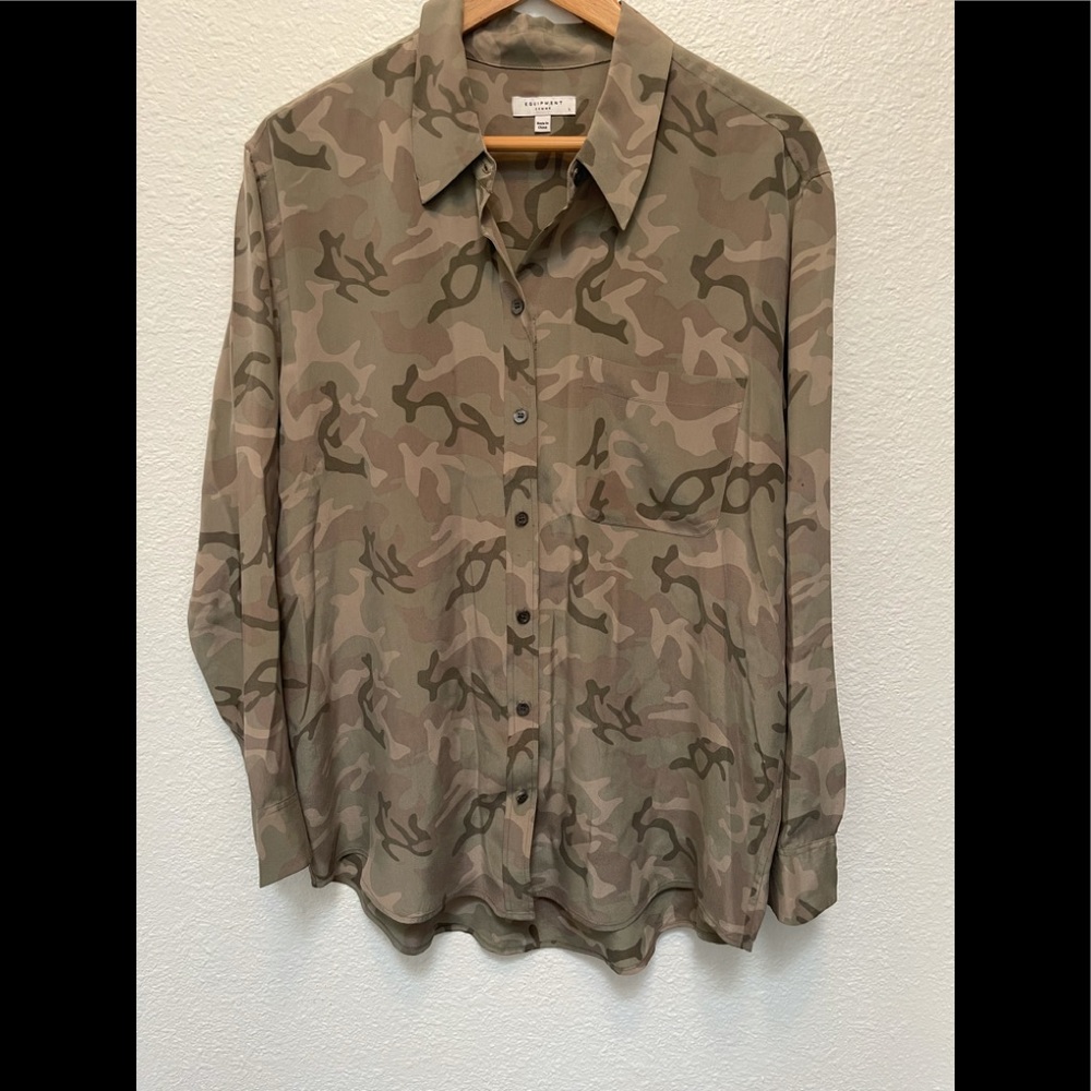 Equipment Silk Camouflage Blouse
